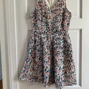 Apt. 9 multi color v neck dress